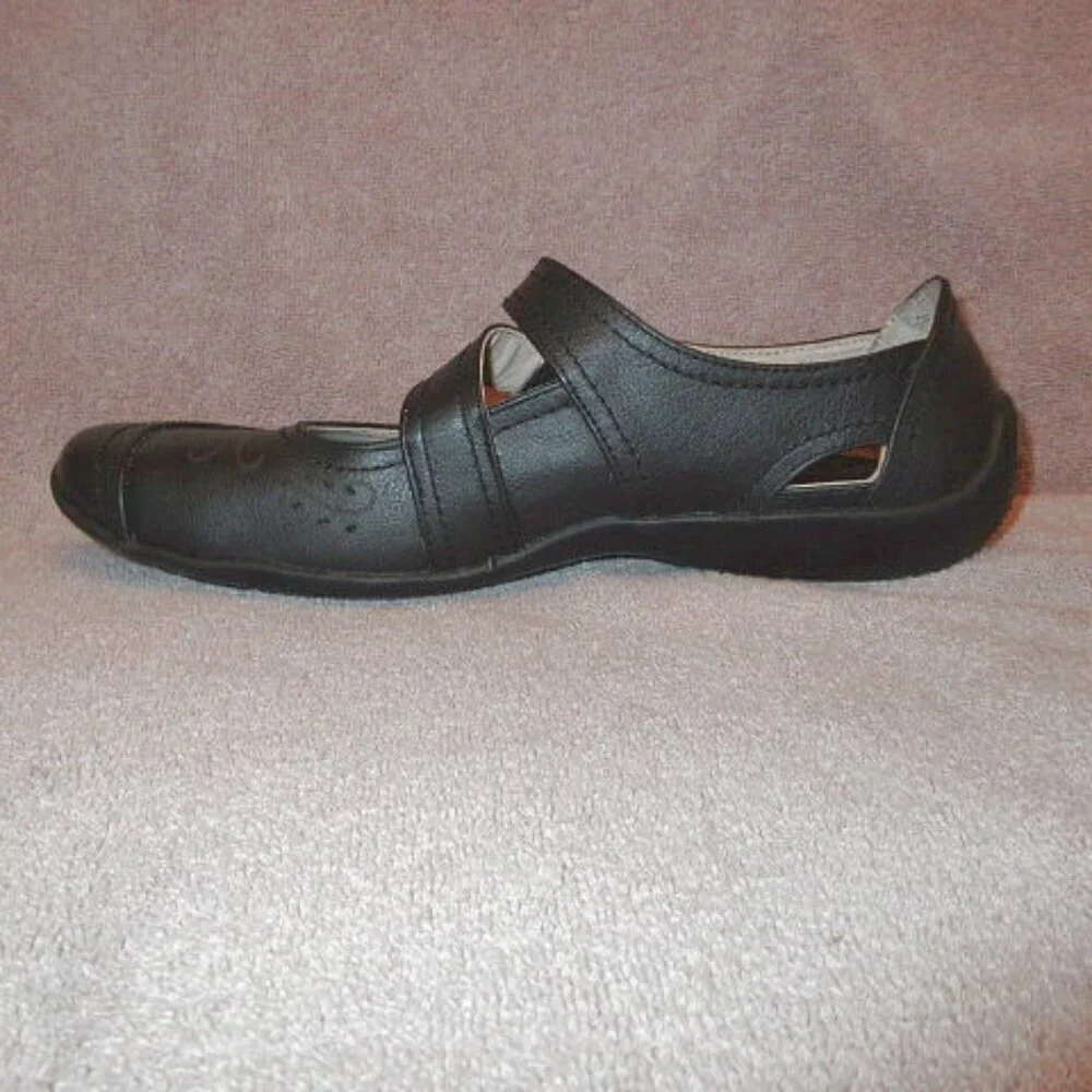 Ros Hommerson Chelsea Mary Jane Shoes Size 9.5 N Leather Comfort Cushion Work